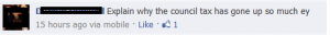 Council Tax Question on Caldecote FB Group 
