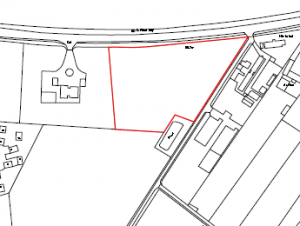 site for 4 bungalows St Neots Road Caldecote